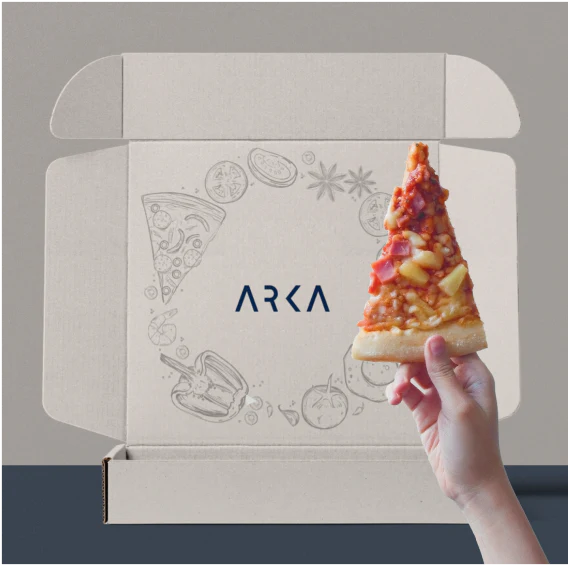 Custom Pizza Boxes / Outside printing / 2000 units - Image 4