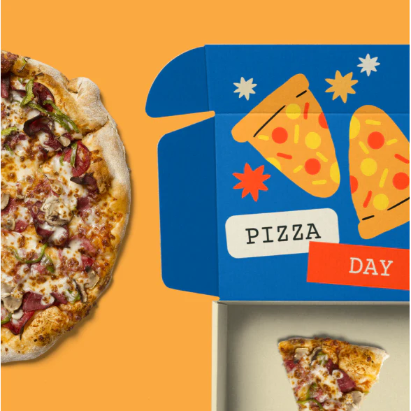 Custom Pizza Boxes / Outside printing / 3000 units